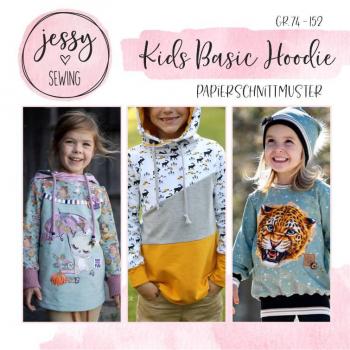 Schnittmuster Kids Basic Hoodie by Jessy Sewing